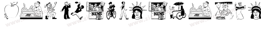 New York Large Black字体转换